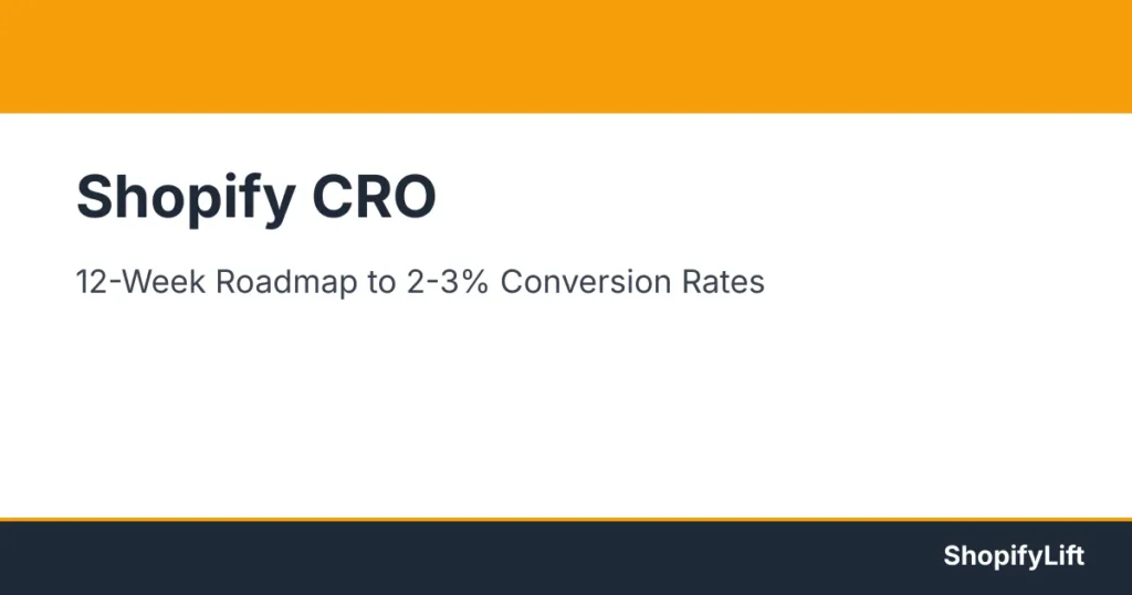 Shopify Conversion Rate Optimization: How to Increase Sales Without Increasing Ad Spend Featured graphic for the article Shopify Conversion Rate Optimization: How to Increase Sales Without Increasing Ad Spend
